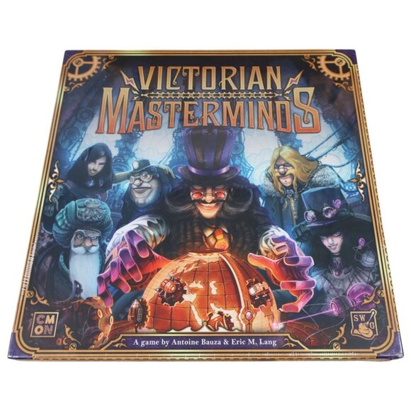 CMON Victorian Masterminds Board Game – Strategy Steampunk 2‑4p 2019 NIS